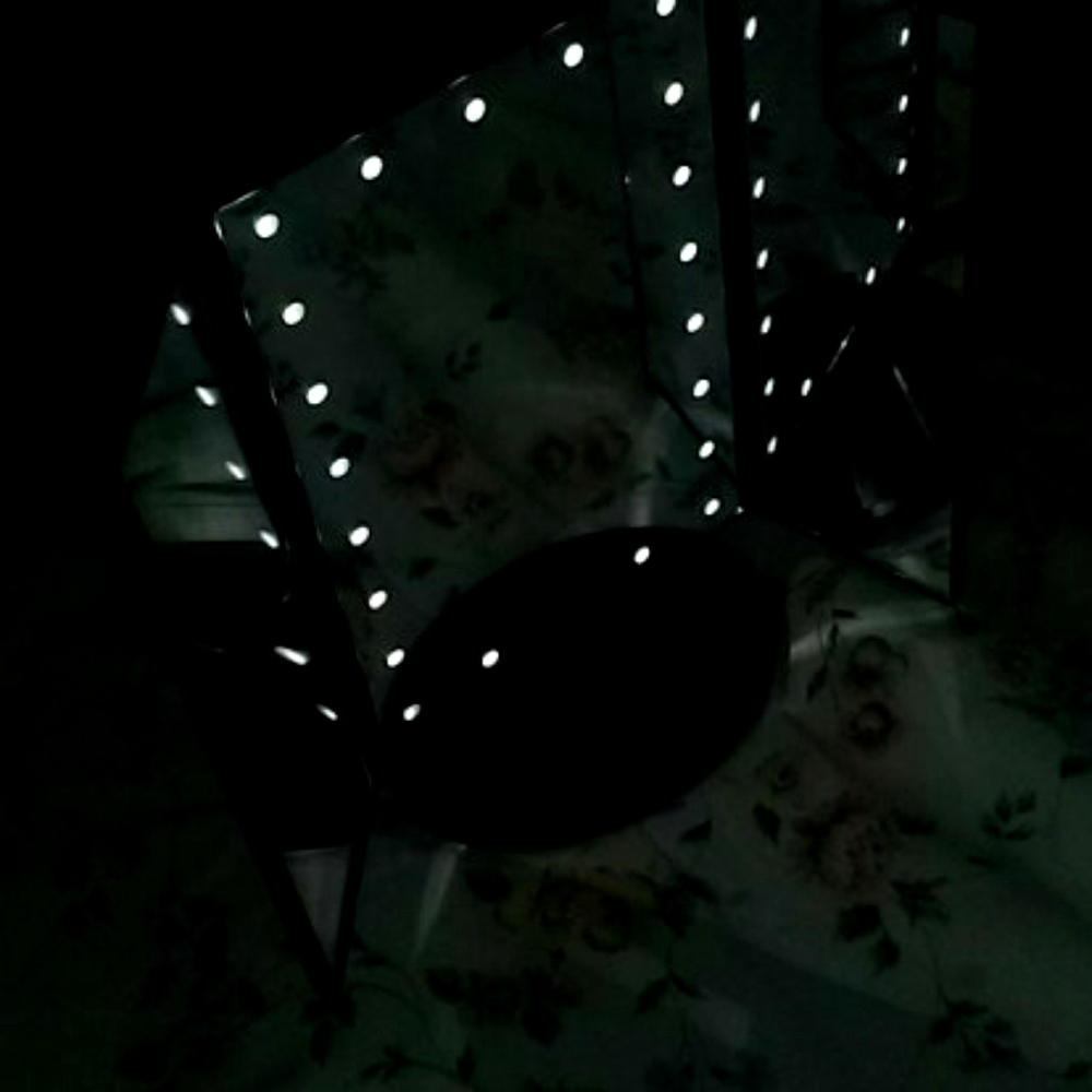 Three sections l e d mirror